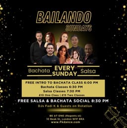 Free Bachata Sundays — Regent Street